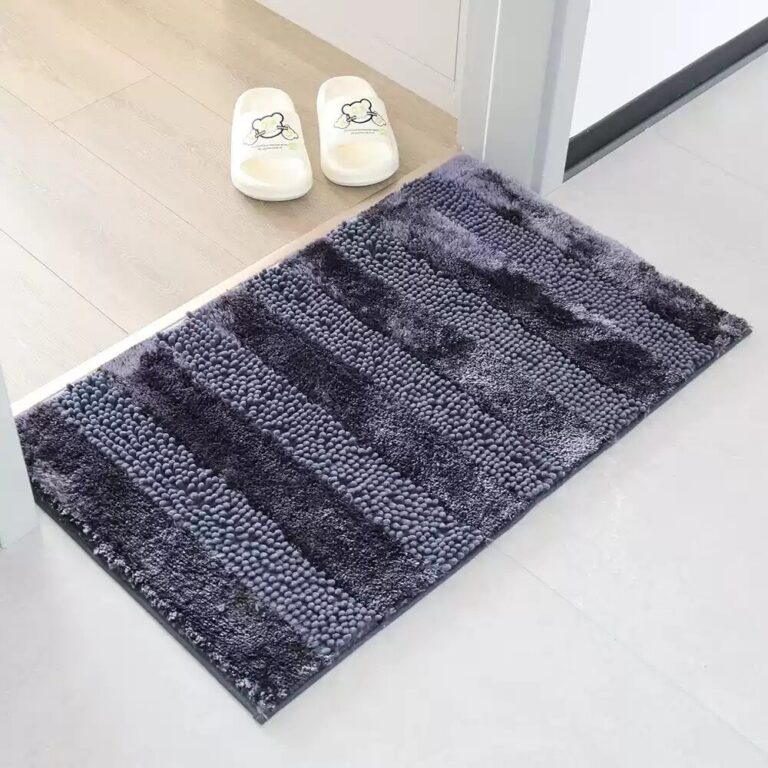 Microfiber Rugs Microfiber Chenille Style Ultra Water Absorbent Indoor Mat