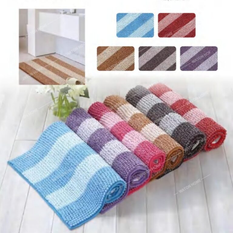 Chenille Bathmats Space dyed chenille bathmats